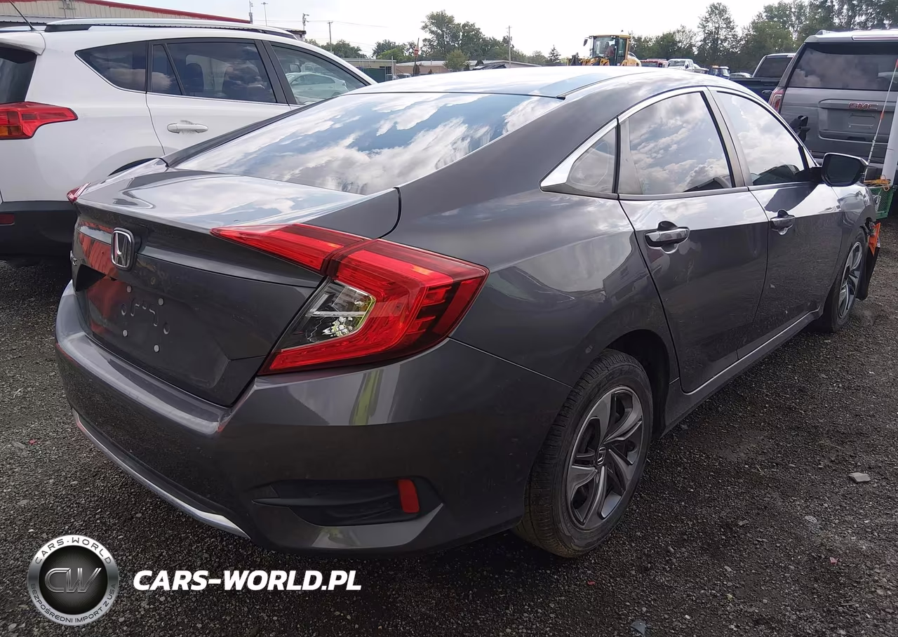 2019 Honda Civic Lx VIN:2HGFC2F64KH536765 - 4
