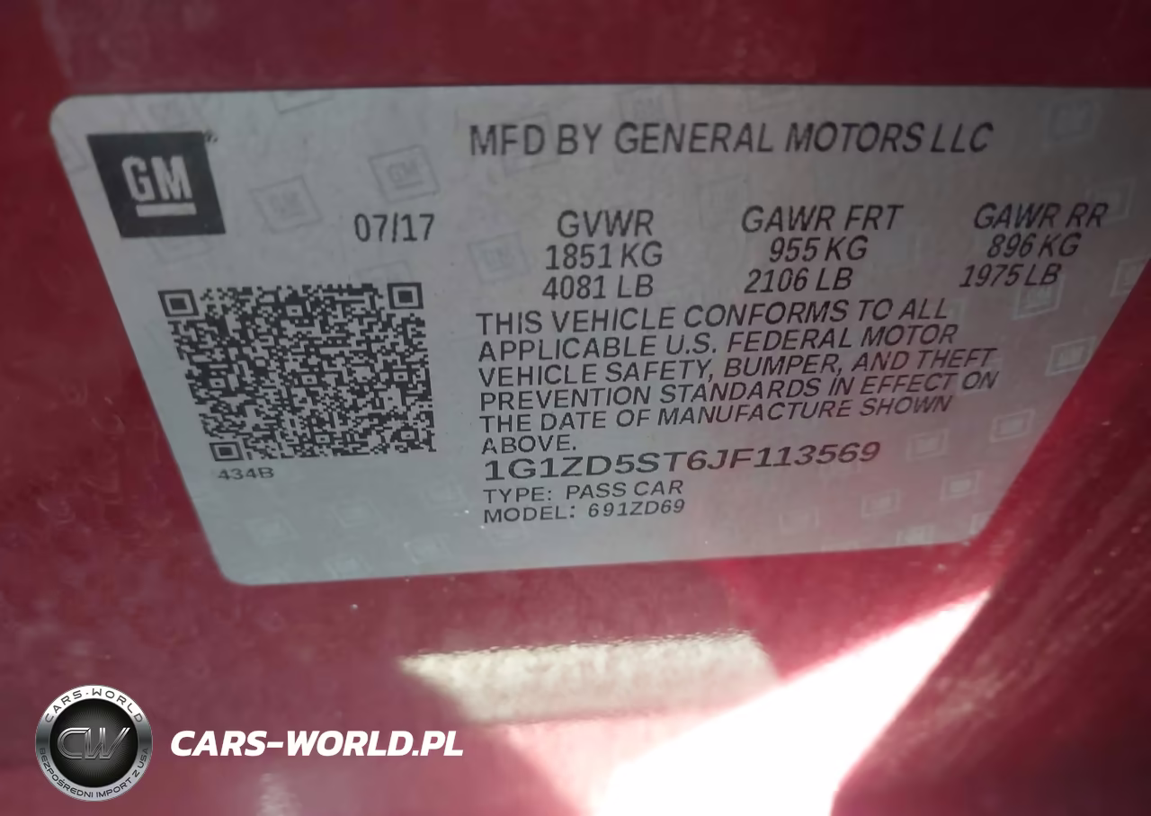 2018 Chevrolet Malibu Lt VIN:1G1ZD5ST6JF113569 - 9