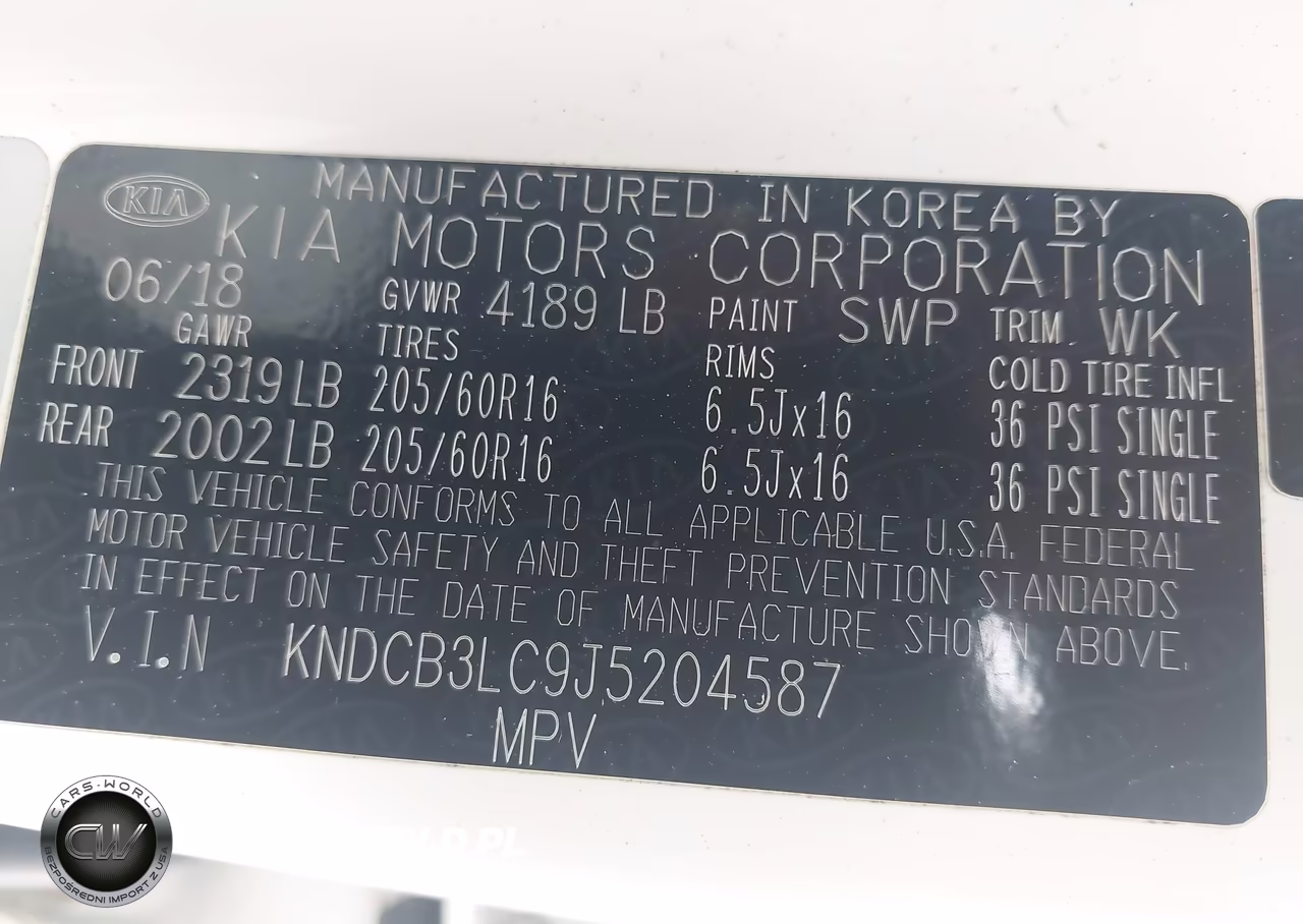 2018 Kia Niro Lx VIN:KNDCB3LC9J5204587 - 9