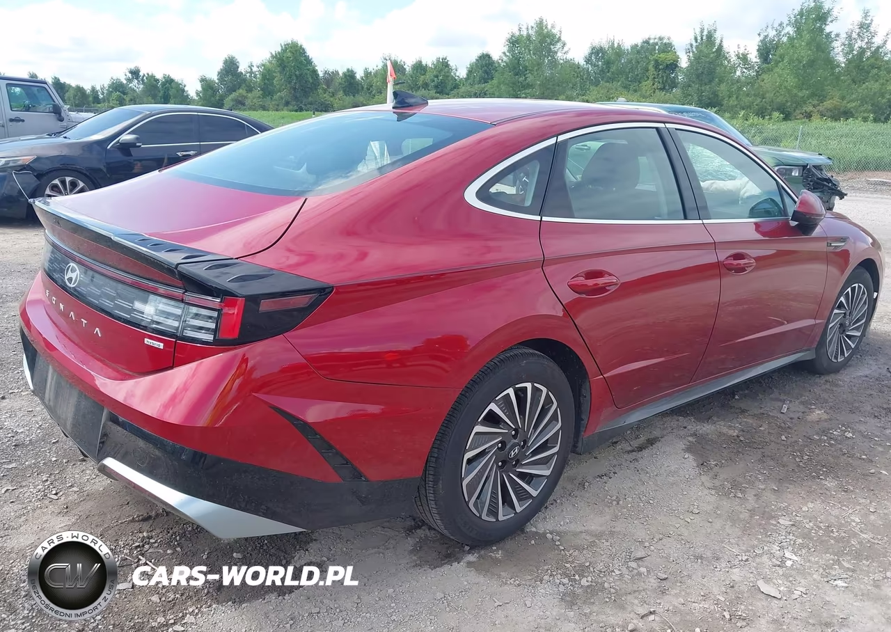 2025 Hyundai Sonata Hybrid Sel VIN:KMHL34JJ7SA112886 - 4