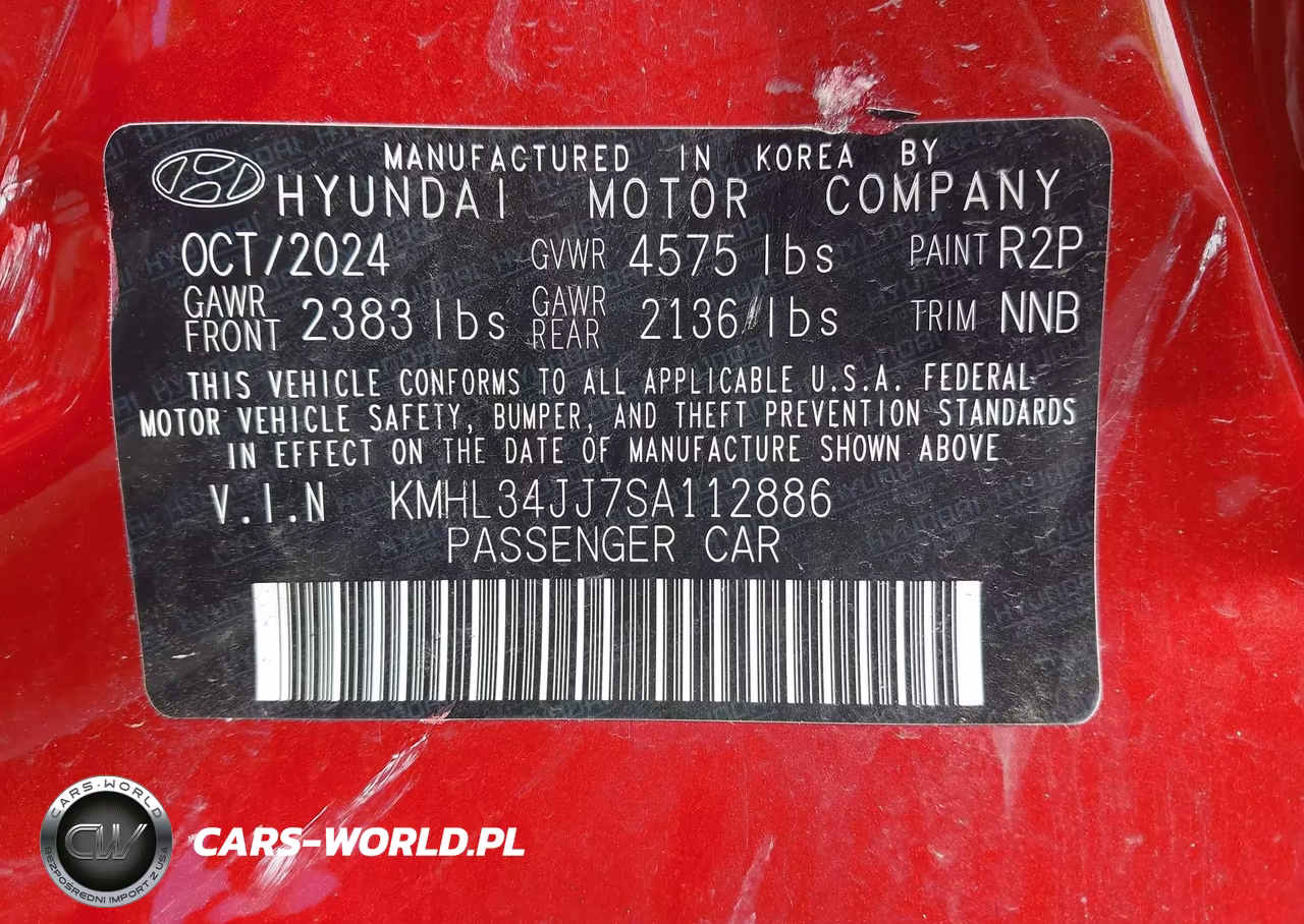 2025 Hyundai Sonata Hybrid Sel VIN:KMHL34JJ7SA112886 - 9