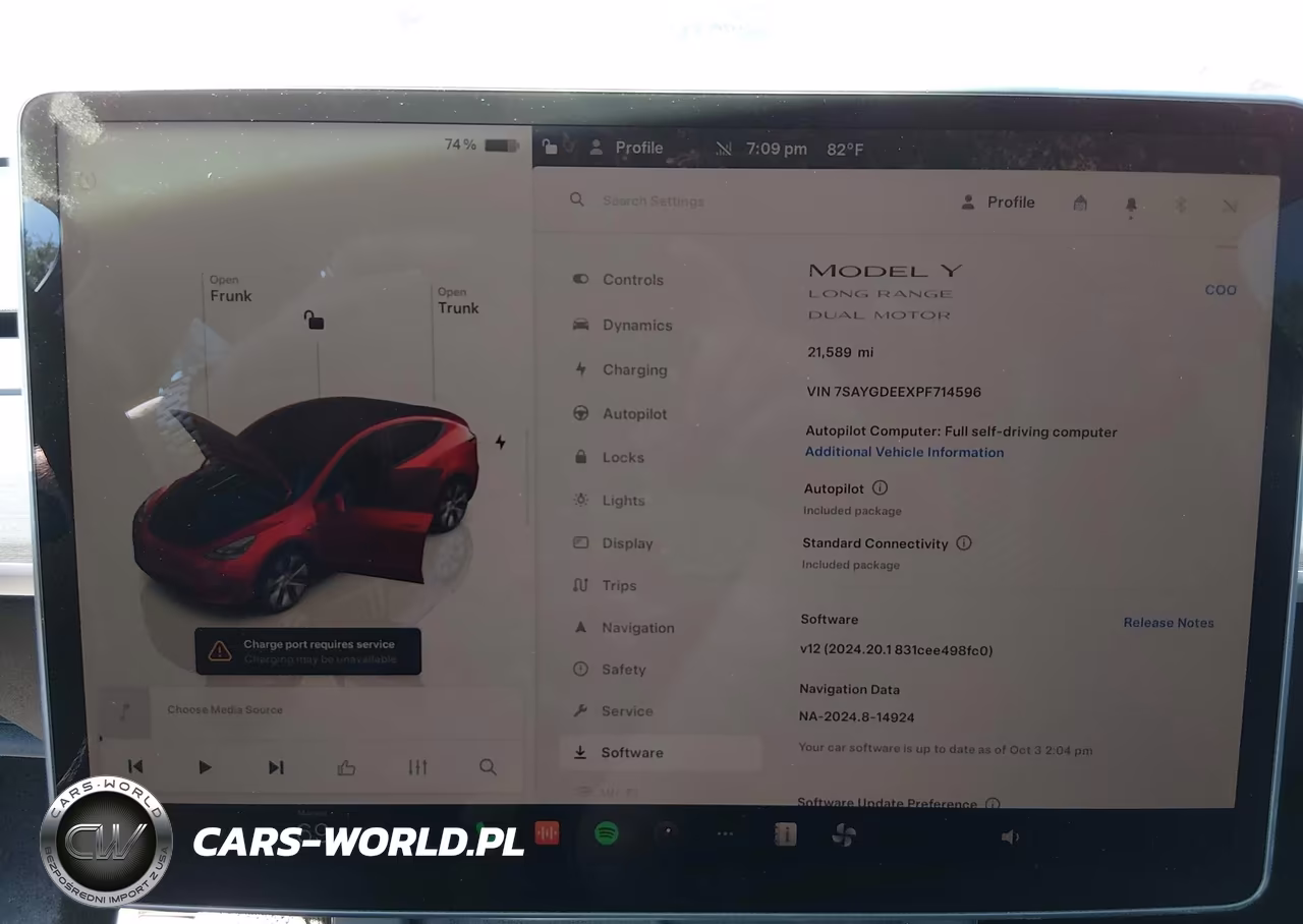2023 Tesla Model Y Awd-Long Range Dual Motor All-Wheel Drive VIN:7SAYGDEEXPF714596 - 7