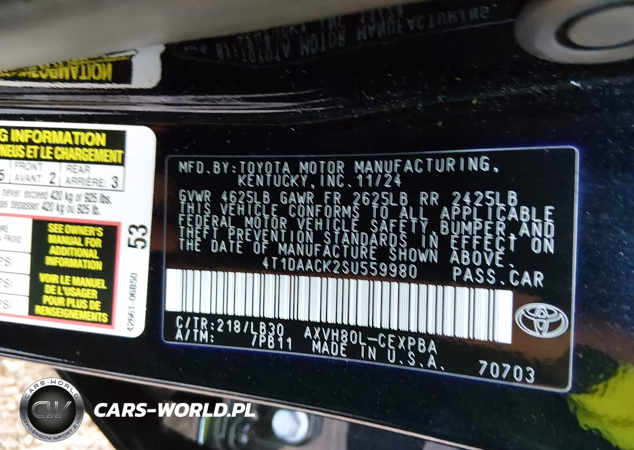 2025 Toyota Camry Xse VIN:4T1DAACK2SU559980 - 9