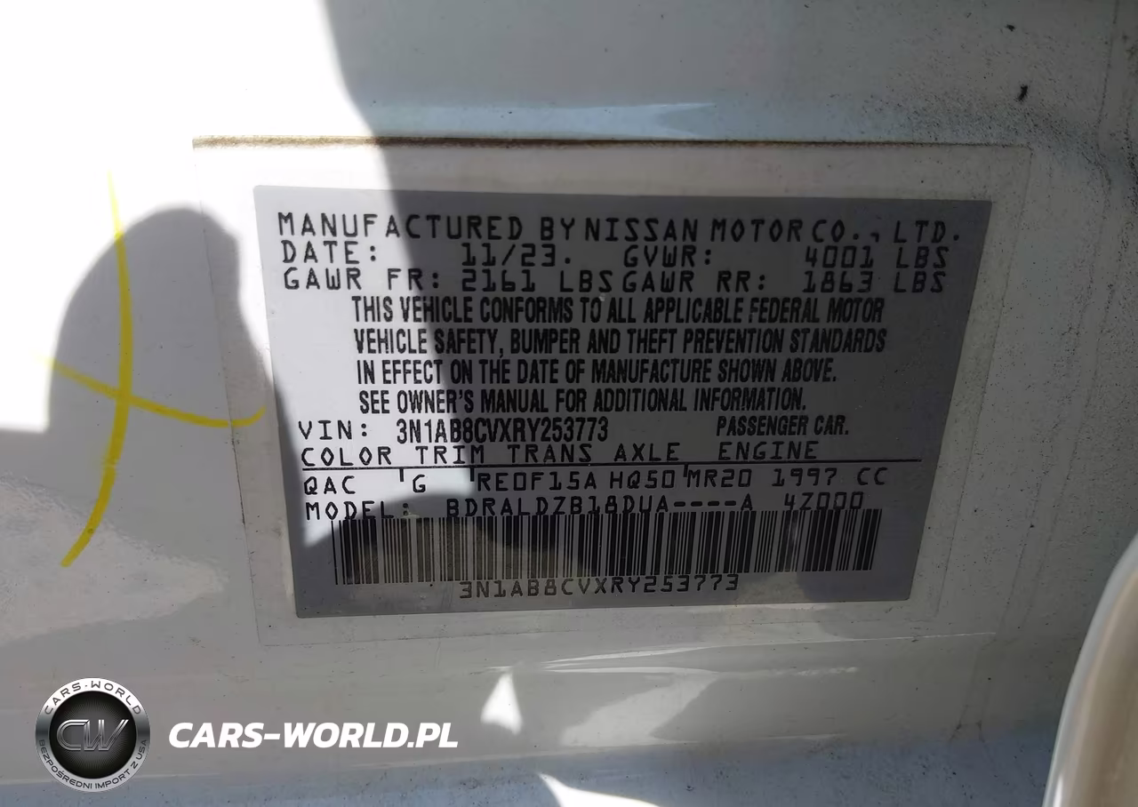 2024 Nissan Sentra Sv Xtronic Cvt VIN:3N1AB8CVXRY253773 - 9