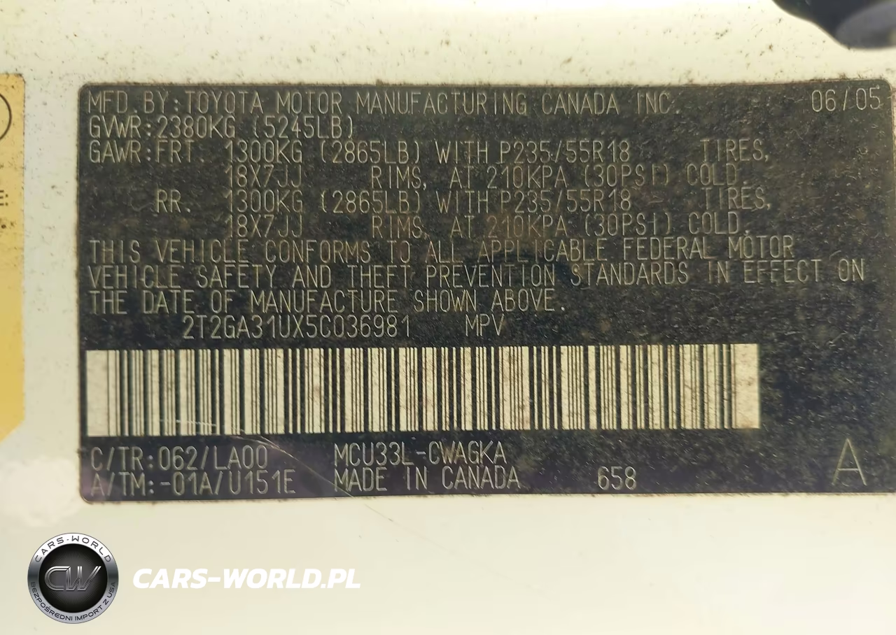 2005 Lexus Rx 330 VIN:2T2GA31UX5C036981 - 9