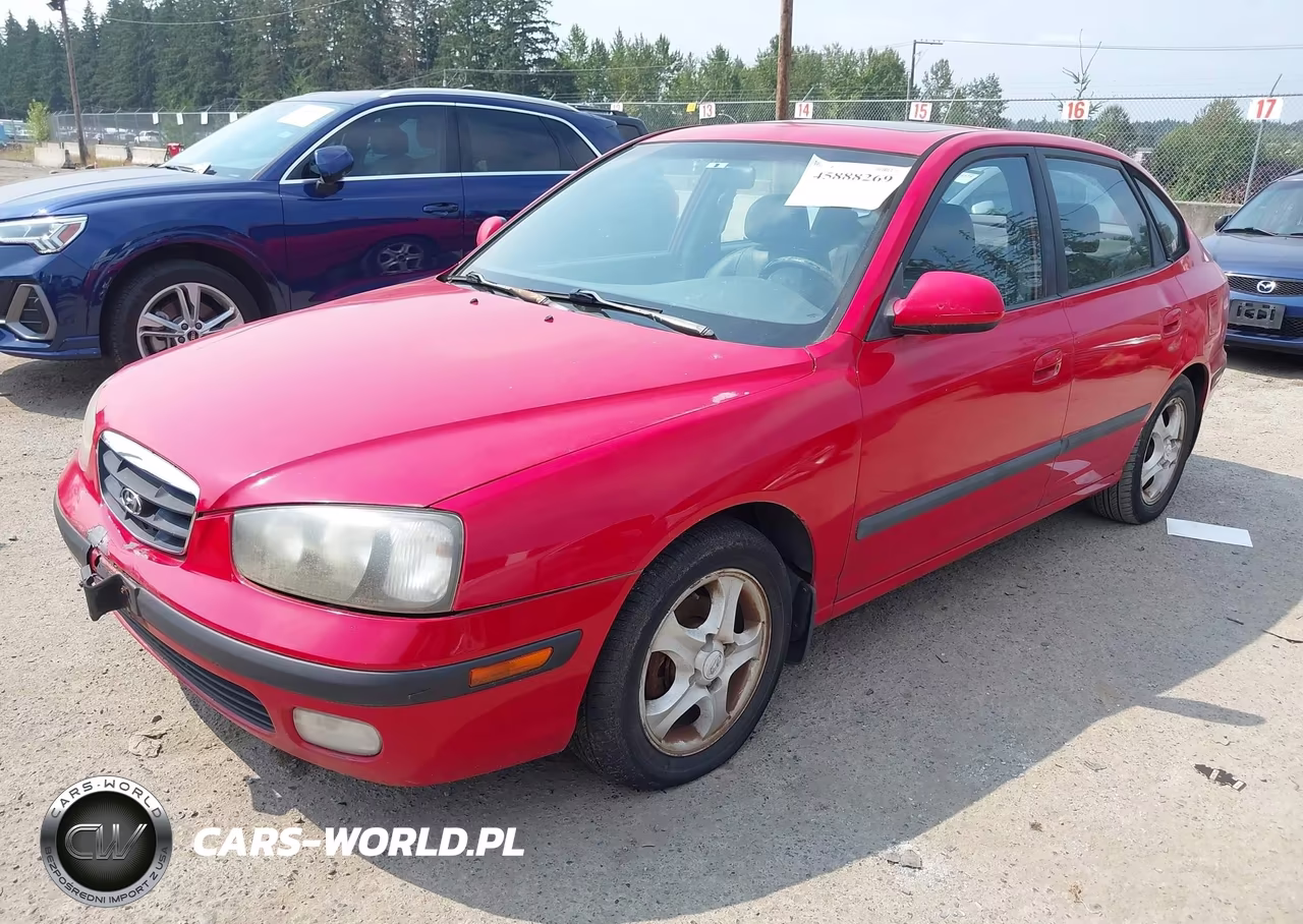2002 Hyundai Elantra Gt VIN:KMHDN55D52U070287 - 2