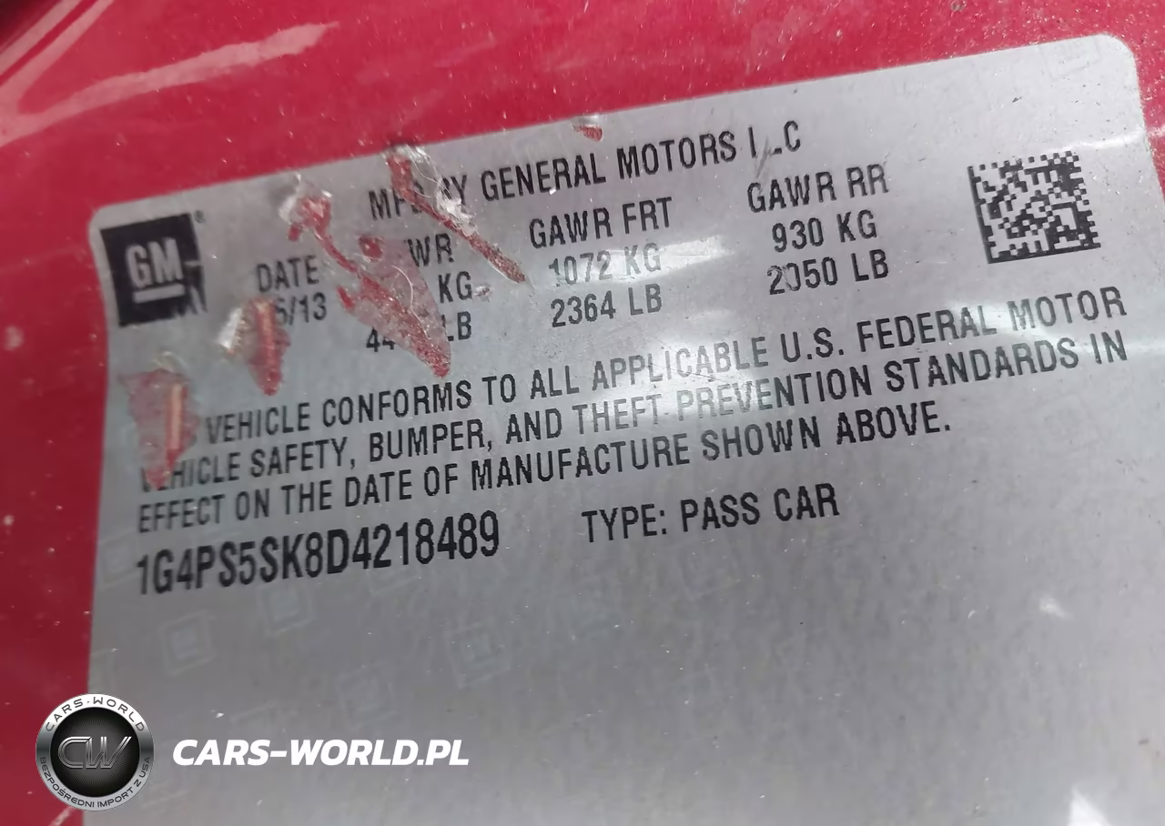 2013 Buick Verano Leather Group VIN:1G4PS5SK8D4218489 - 9