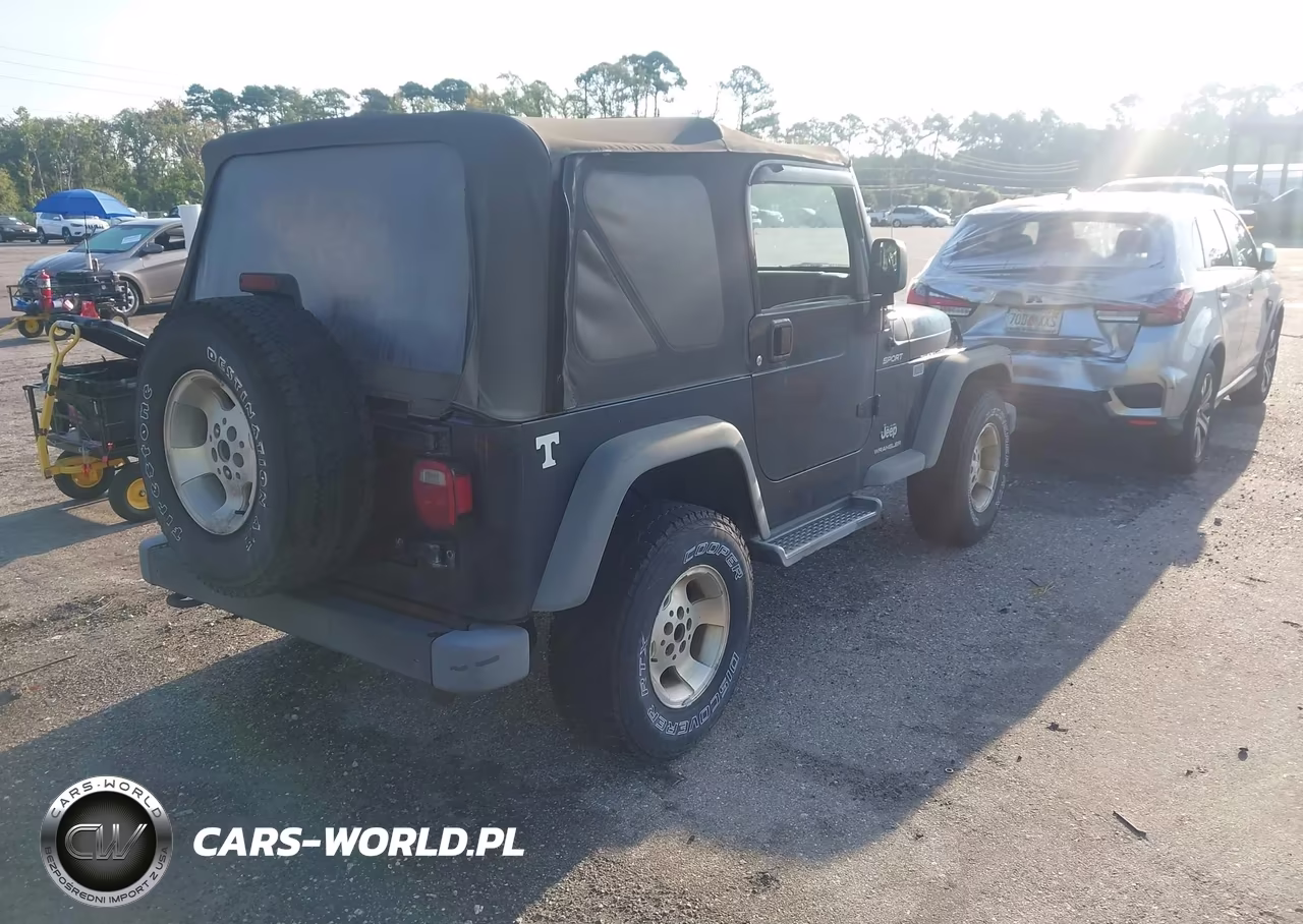 2003 Jeep Wrangler Sport VIN:1J4FA49S43P320852 - 4