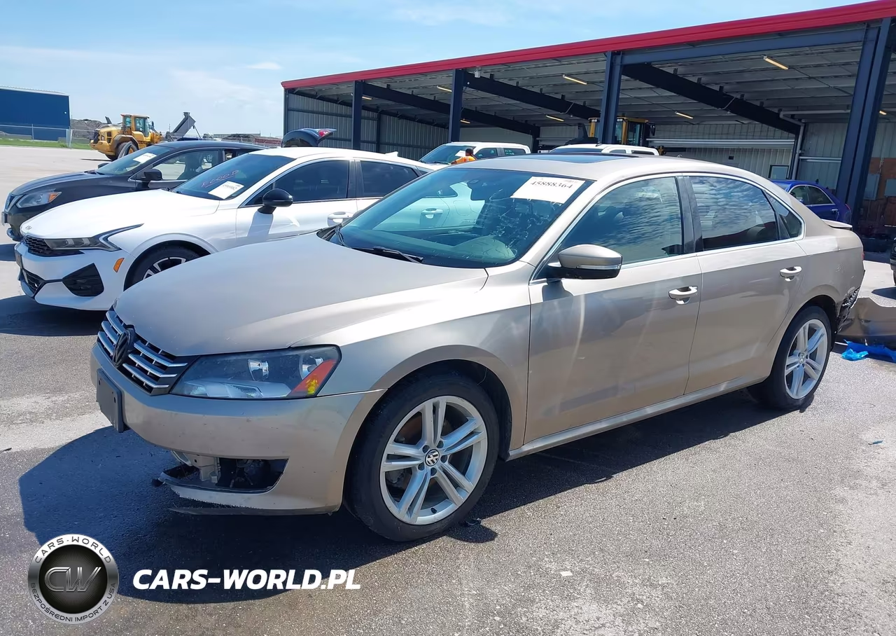2015 Volkswagen Passat 2.0L Tdi Se VIN:1VWBV7A34FC067569 - 2
