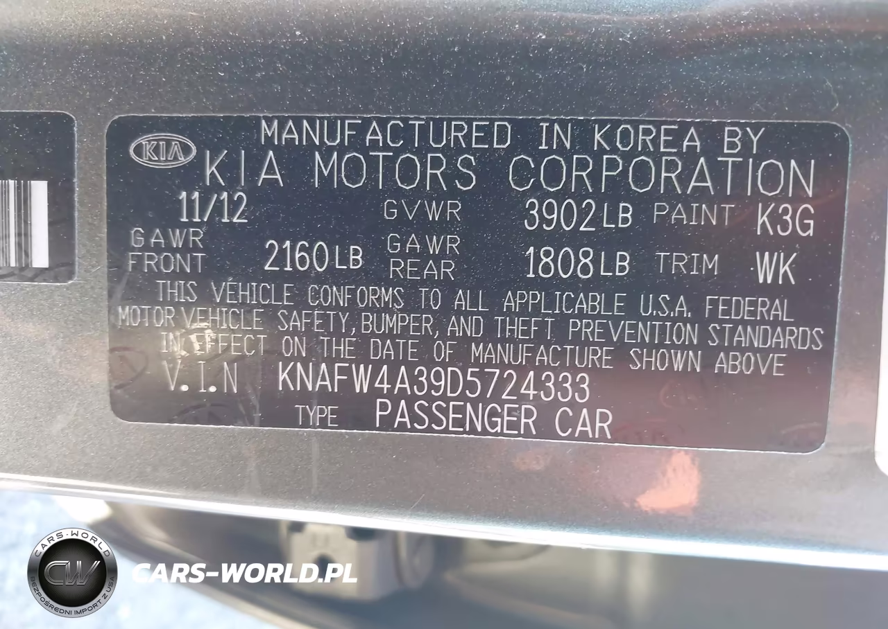 2013 Kia Forte Sx VIN:KNAFW4A39D5724333 - 9