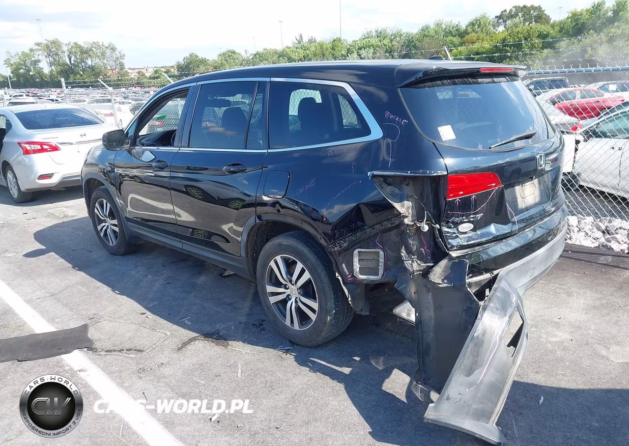 2016 Honda Pilot Ex-L VIN:5FNYF5H50GB026530 - 3