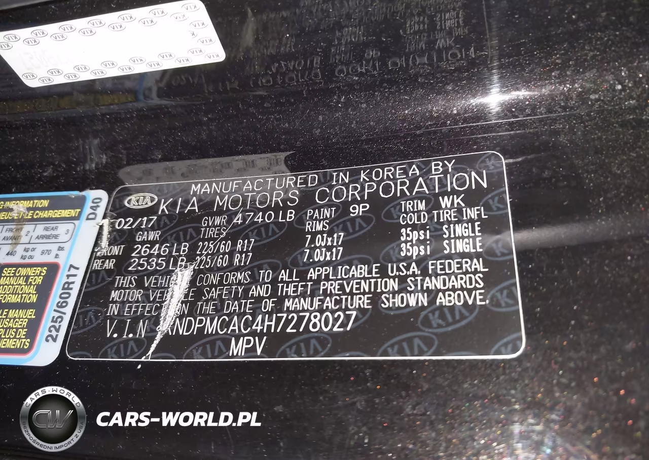2017 Kia Sportage Lx VIN:KNDPMCAC4H7278027 - 9