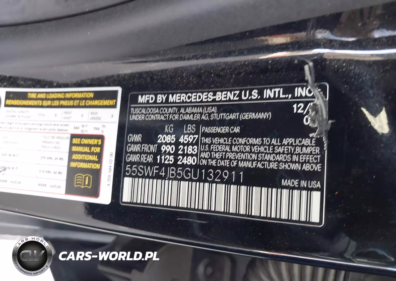 2016 Mercedes-Benz C 300 VIN:55SWF4JB5GU132911 - 9