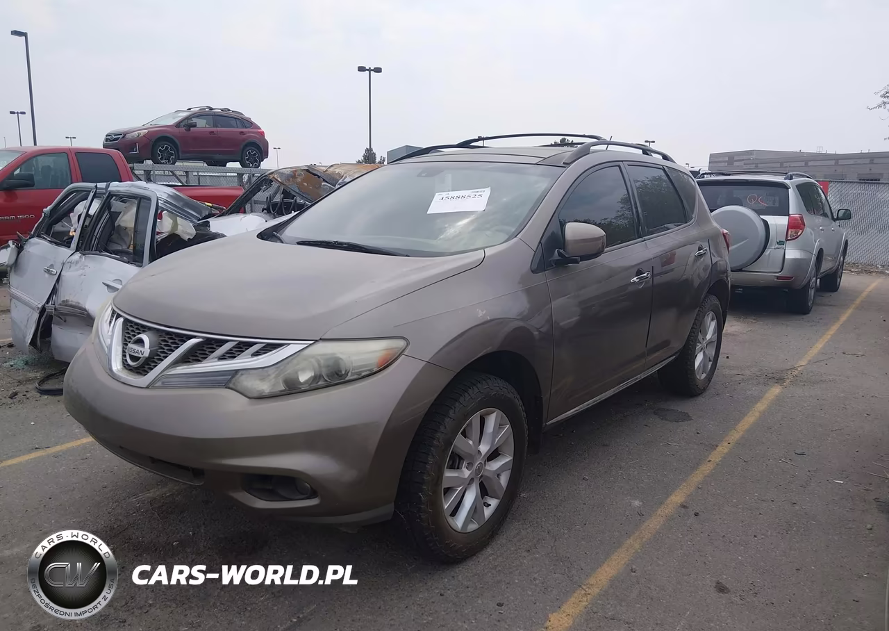 2013 Nissan Murano Sl VIN:JN8AZ1MU4DW208063 - 2