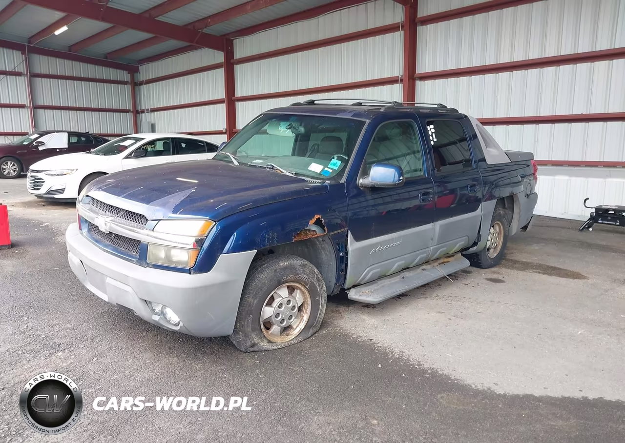 2002 Chevrolet Avalanche 1500 VIN:3GNEK13T82G117004 - 2