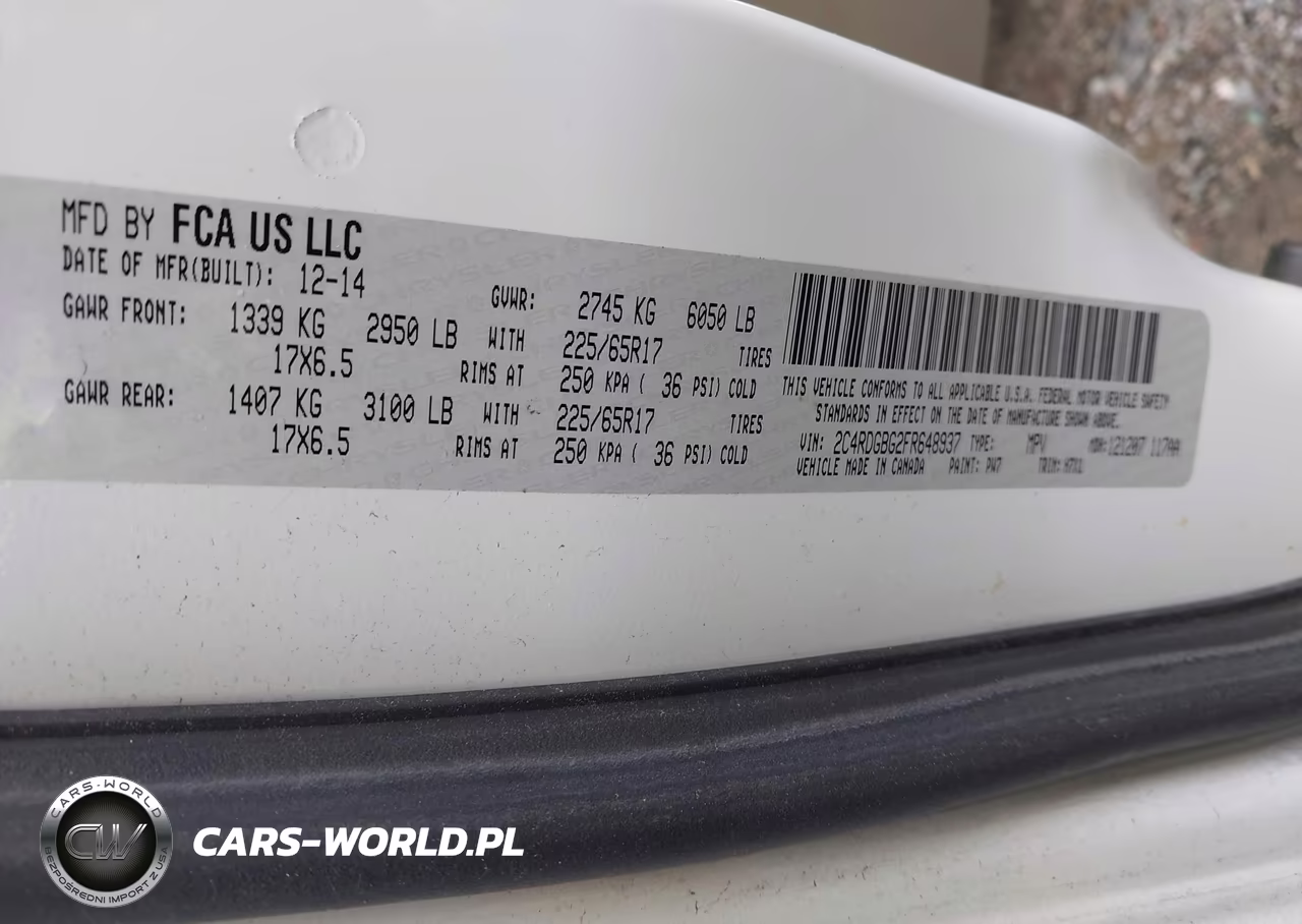 2015 Dodge Grand Caravan Se VIN:2C4RDGBG2FR648937 - 9