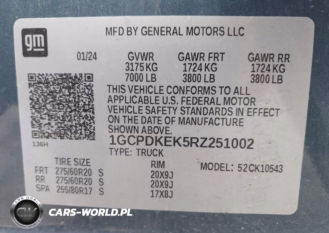 2024 Chevrolet Silverado 1500 4Wd Short Bed Lt With 2Fl VIN:1GCPDKEK5RZ251002 - 9