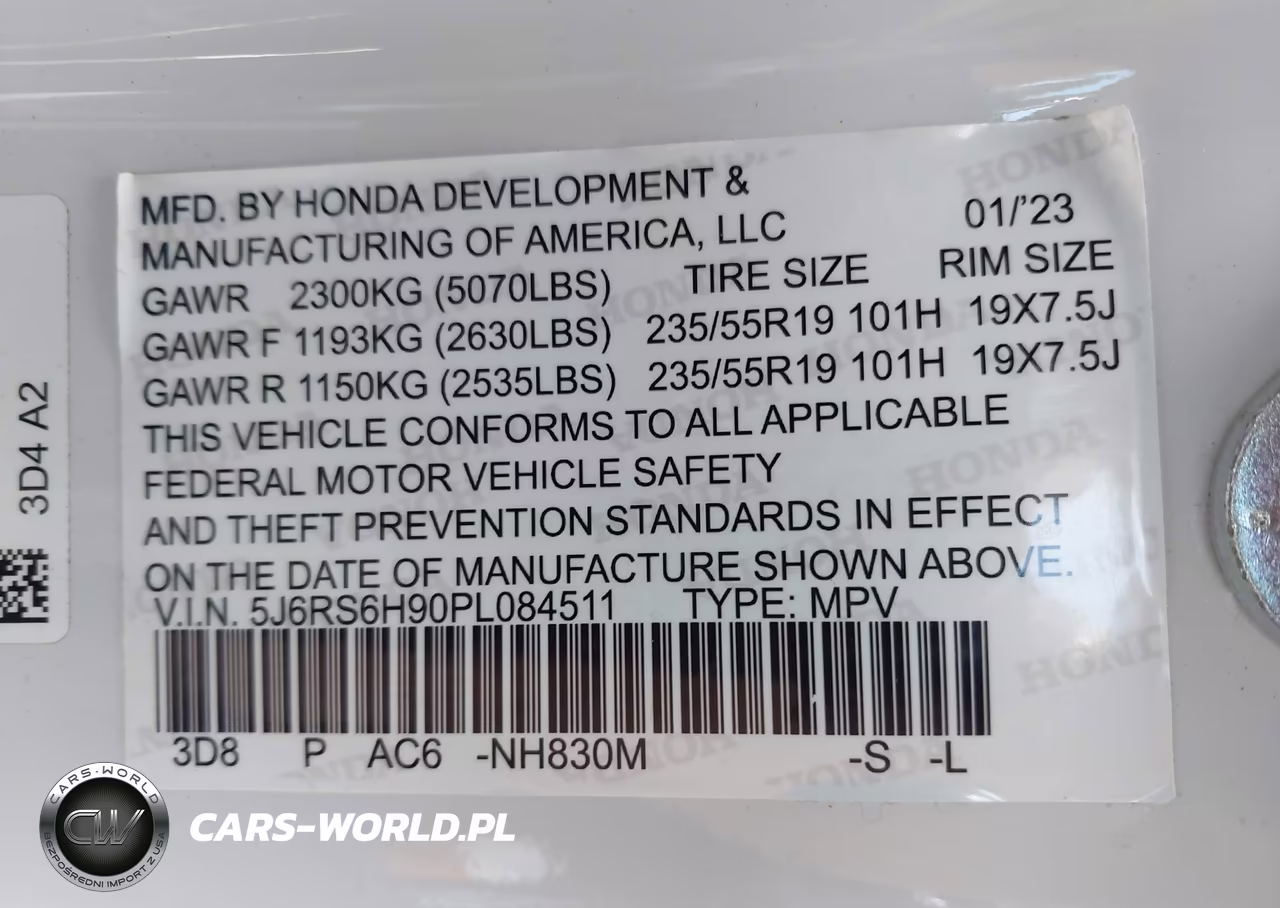2023 Honda Cr-V Hybrid Sport Touring VIN:5J6RS6H90PL084511 - 9