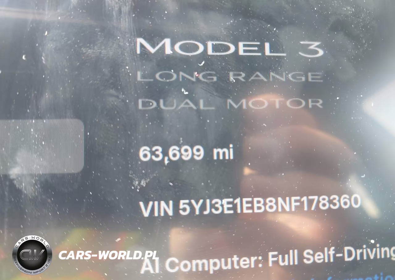 2022 Tesla Model 3 Long Range Dual Motor All-Wheel Drive VIN:5YJ3E1EB8NF178360 - 15