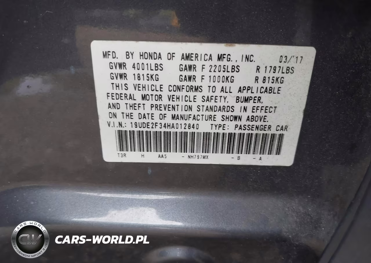 2017 Acura Ilx Acurawatch Plus Package VIN:19UDE2F34HA012840 - 9