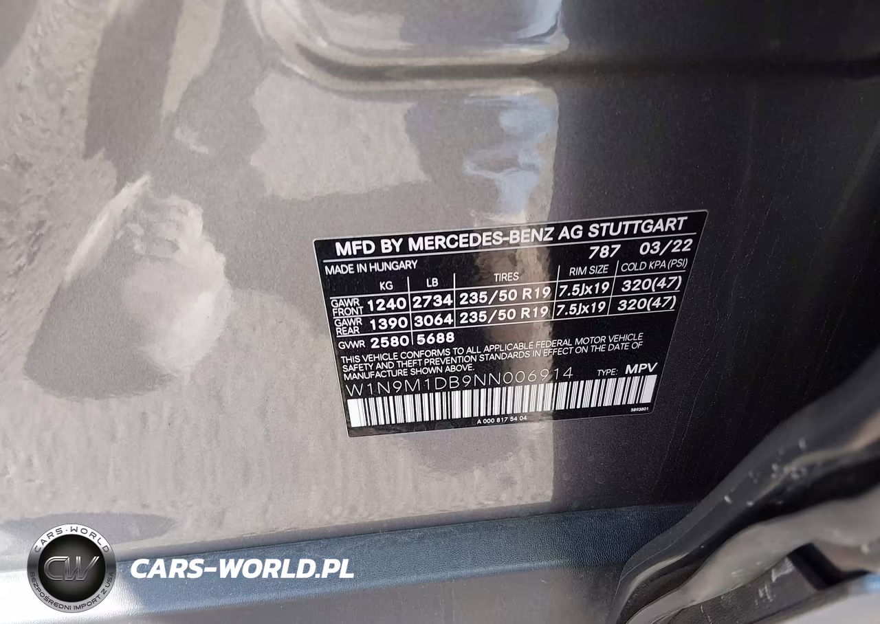 2022 Mercedes-Benz Eqb 350 Suv 4Matic VIN:W1N9M1DB9NN006914 - 9