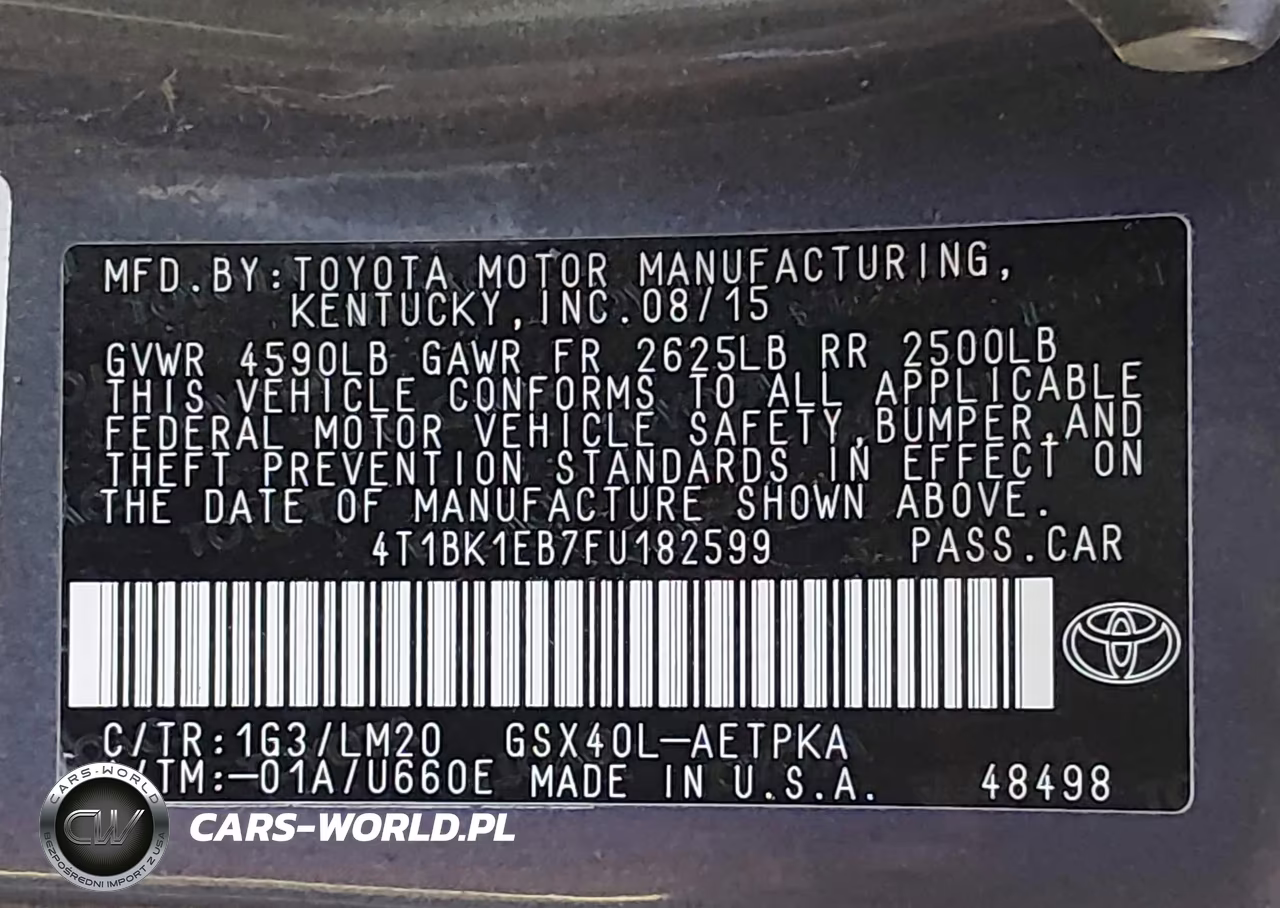 2015 Toyota Avalon Limited VIN:4T1BK1EB7FU182599 - 9