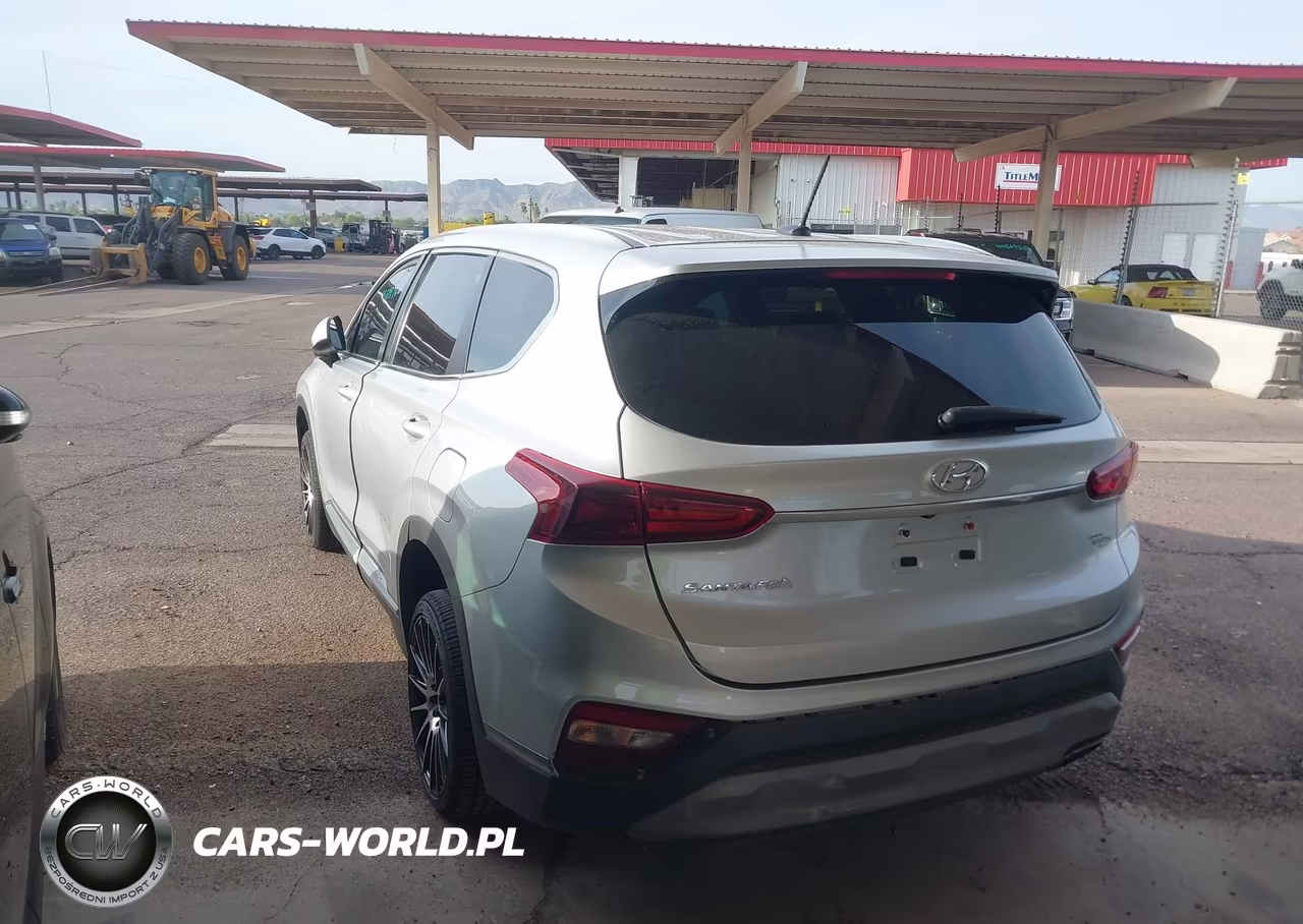 2019 Hyundai Santa Fe Se VIN:5NMS23AD0KH043262 - 3