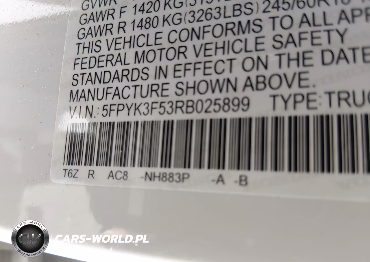 2024 Honda Ridgeline Rtl VIN:5FPYK3F53RB025899 - 9