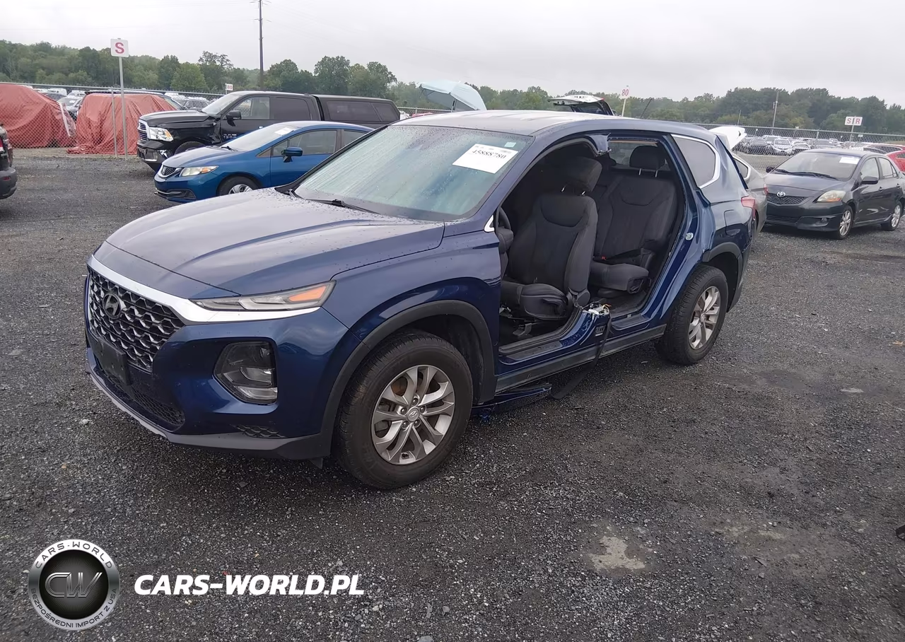 2019 Hyundai Santa Fe Se VIN:5NMS2CAD1KH119622 - 2