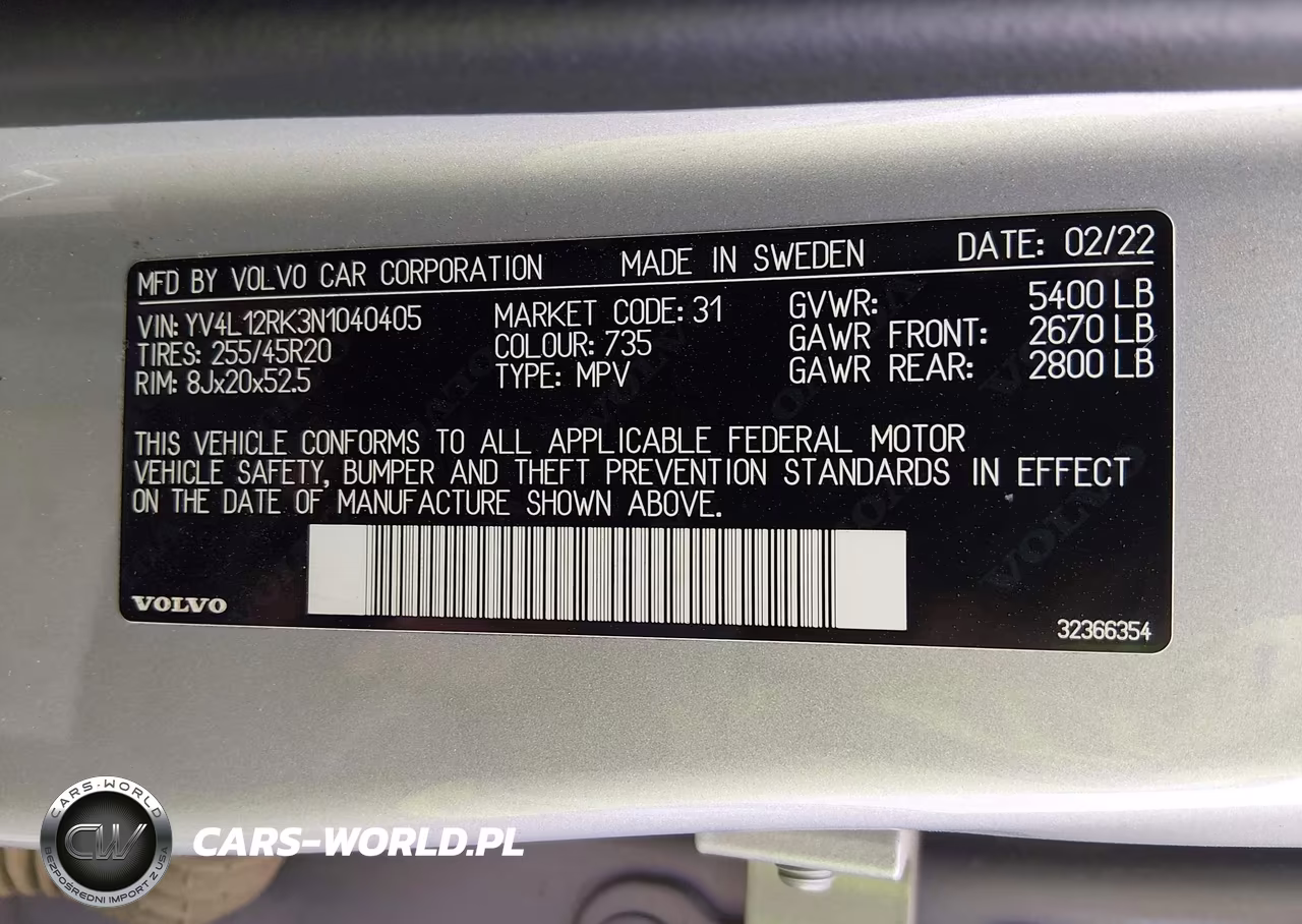 2022 Volvo Xc60 B5 Momentum VIN:YV4L12RK3N1040405 - 9