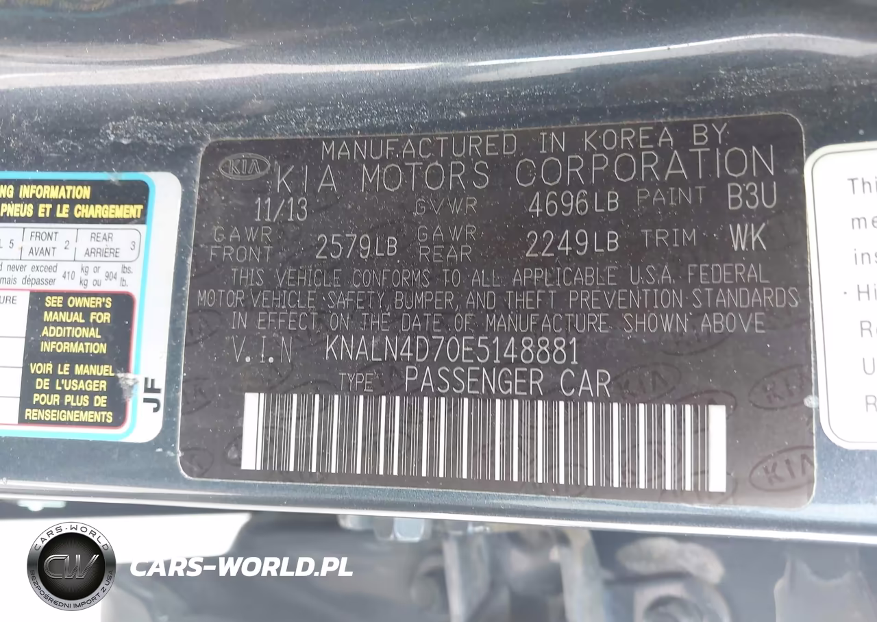 2014 Kia Cadenza Limited VIN:KNALN4D70E5148881 - 9
