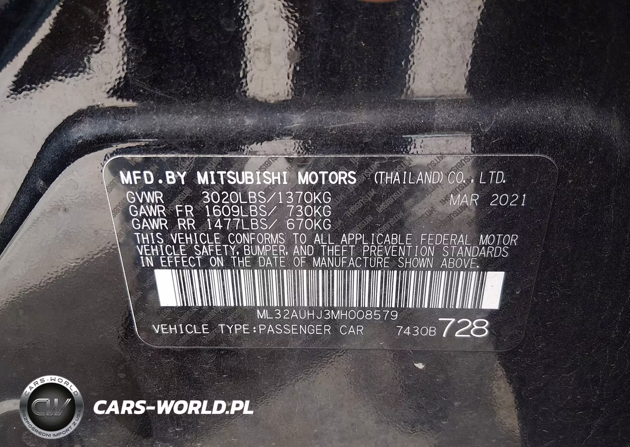 2021 Mitsubishi Mirage Carbonite Edition-Es-Le VIN:ML32AUHJ3MH008579 - 9