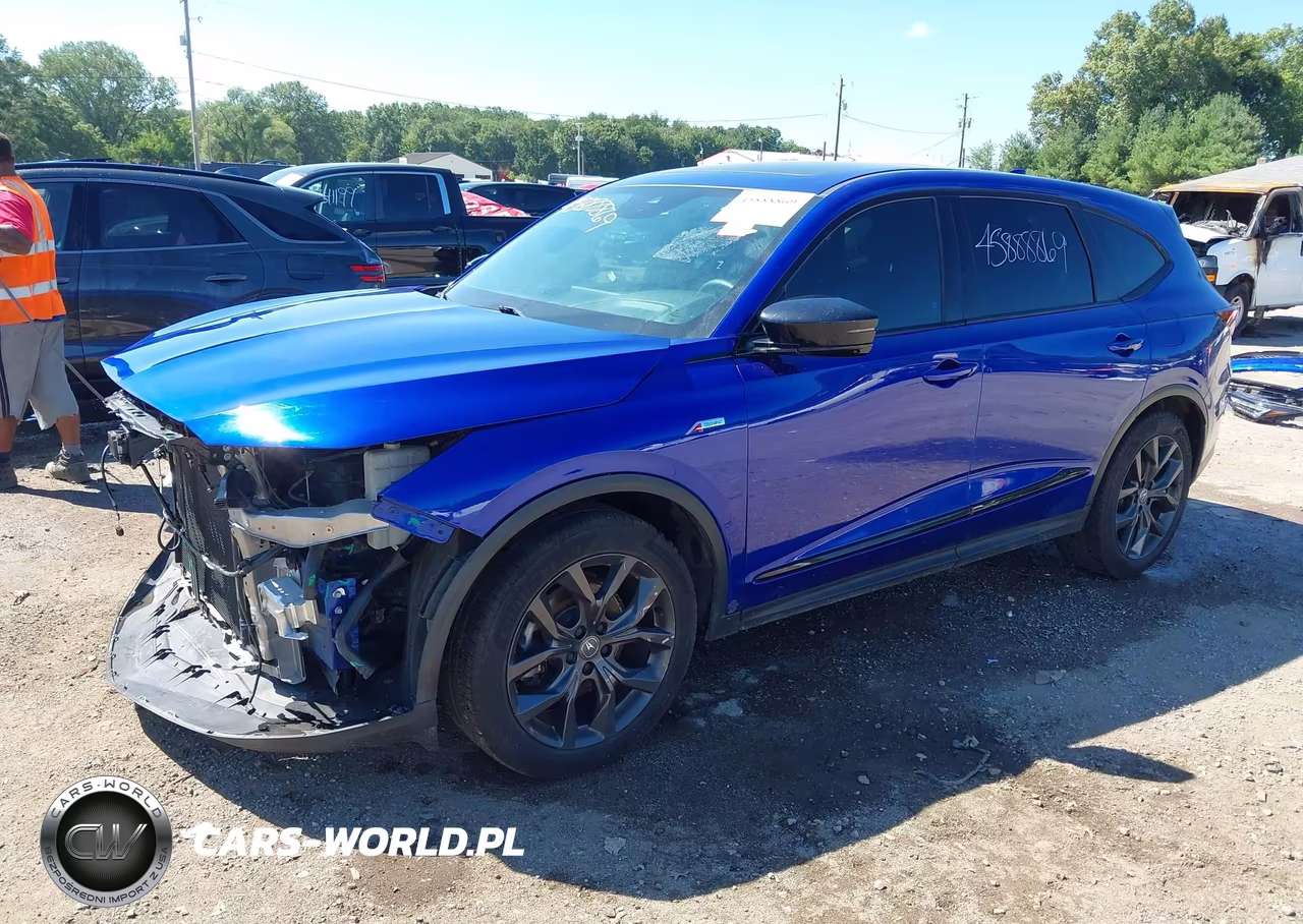 2022 Acura Mdx A-Spec Package VIN:5J8YE1H01NL005164 - 2
