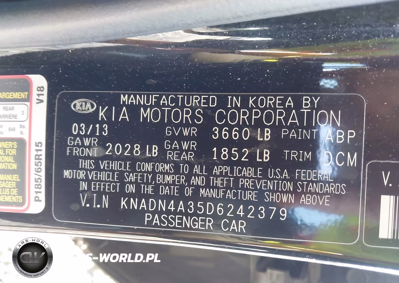 2013 Kia Rio Ex VIN:KNADN4A35D6242379 - 9