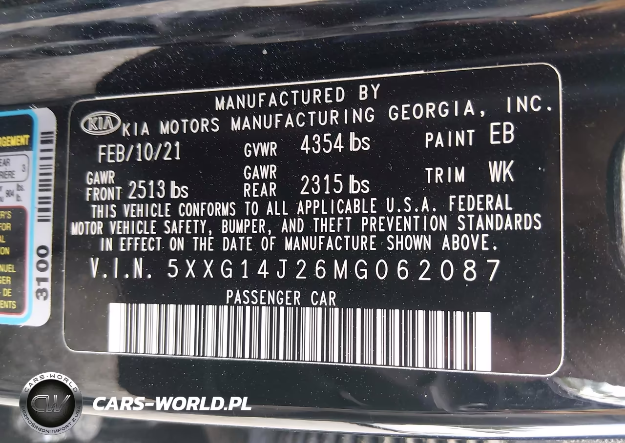 2021 Kia K5 Lxs VIN:5XXG14J26MG062087 - 9