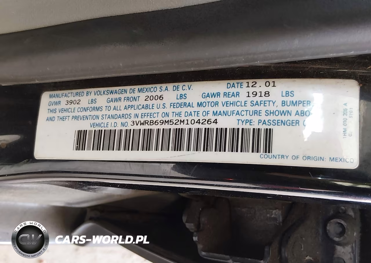 2002 Volkswagen Jetta Gl VIN:3VWRB69M52M104264 - 9