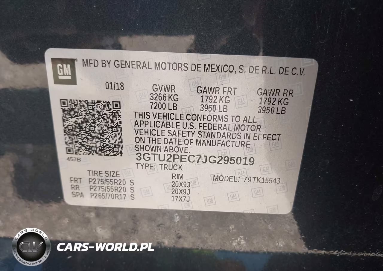 2018 GMC Sierra 1500 Denali VIN:3GTU2PEC7JG295019 - 9