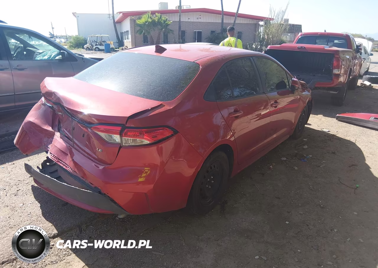 2021 Toyota Corolla Le VIN:5YFEPMAE9MP232790 - 4