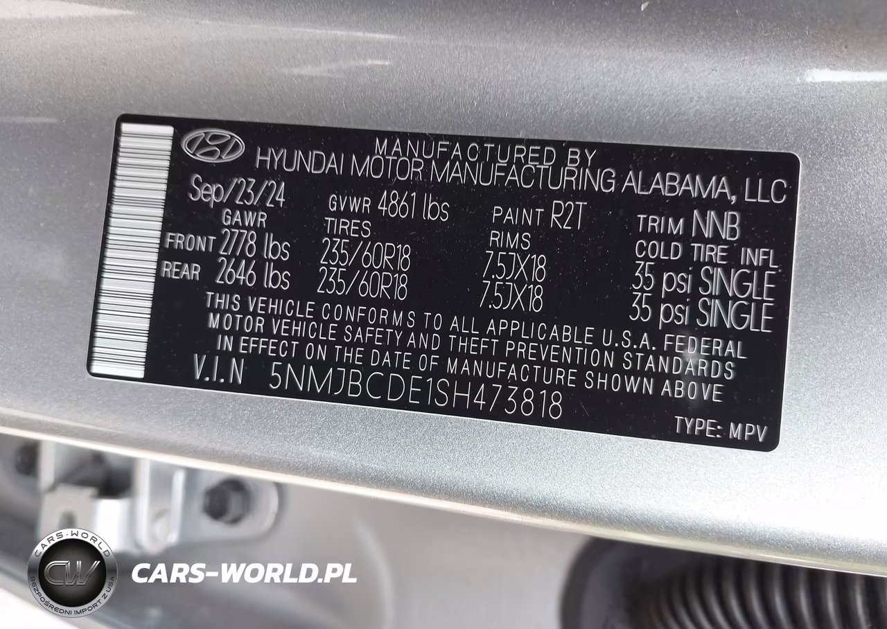 2025 Hyundai Tucson Sel VIN:5NMJBCDE1SH473818 - 9