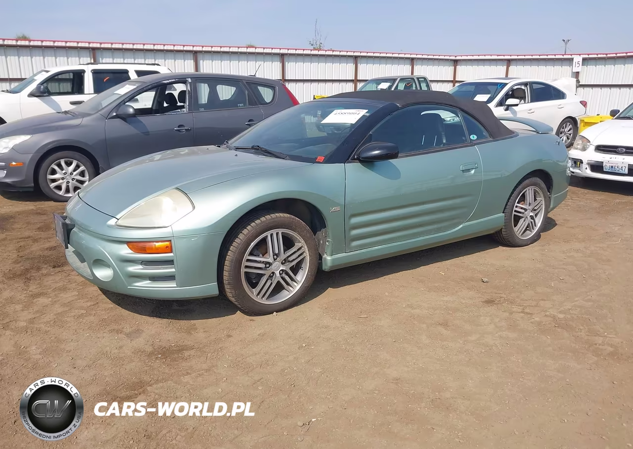 2003 Mitsubishi Eclipse Spyder Gts VIN:4A3AE75H53E024537 - 2