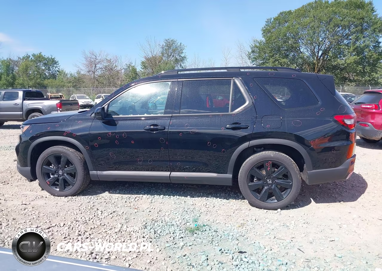 2025 Honda Pilot Black Edition VIN:5FNYG1H93SB099571 - 14