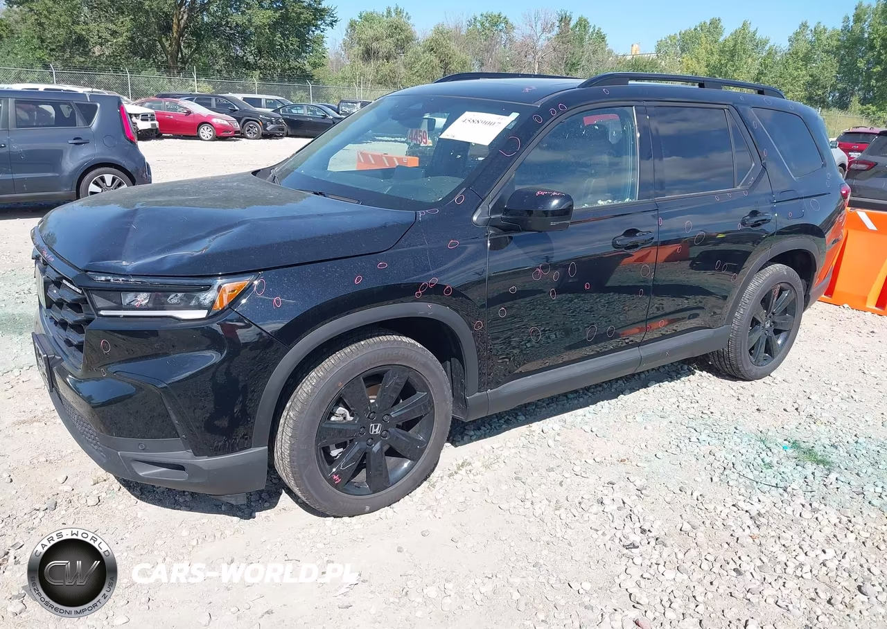 2025 Honda Pilot Black Edition VIN:5FNYG1H93SB099571 - 2