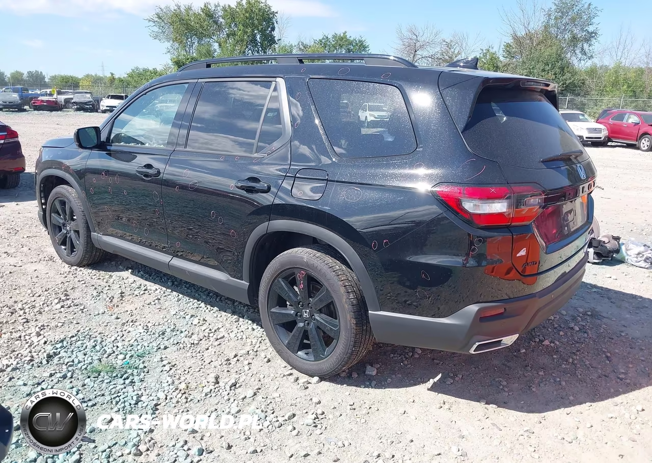 2025 Honda Pilot Black Edition VIN:5FNYG1H93SB099571 - 3