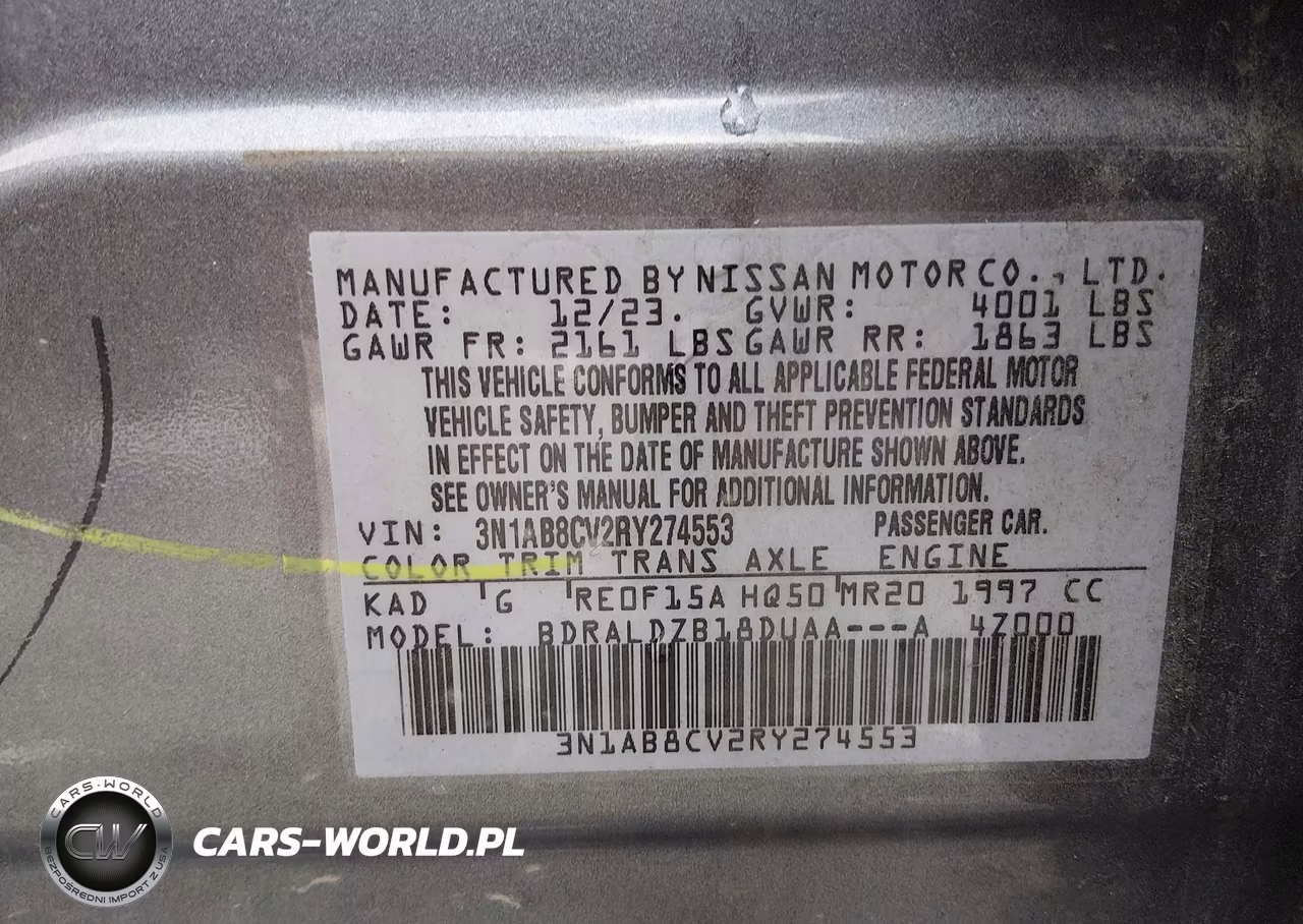2024 Nissan Sentra Sv Xtronic Cvt VIN:3N1AB8CV2RY274553 - 9