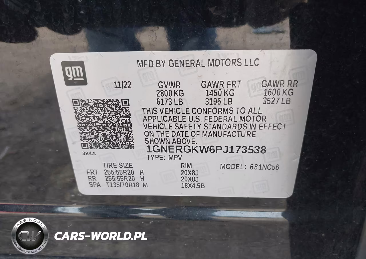2023 Chevrolet Traverse Fwd Lt Cloth VIN:1GNERGKW6PJ173538 - 9
