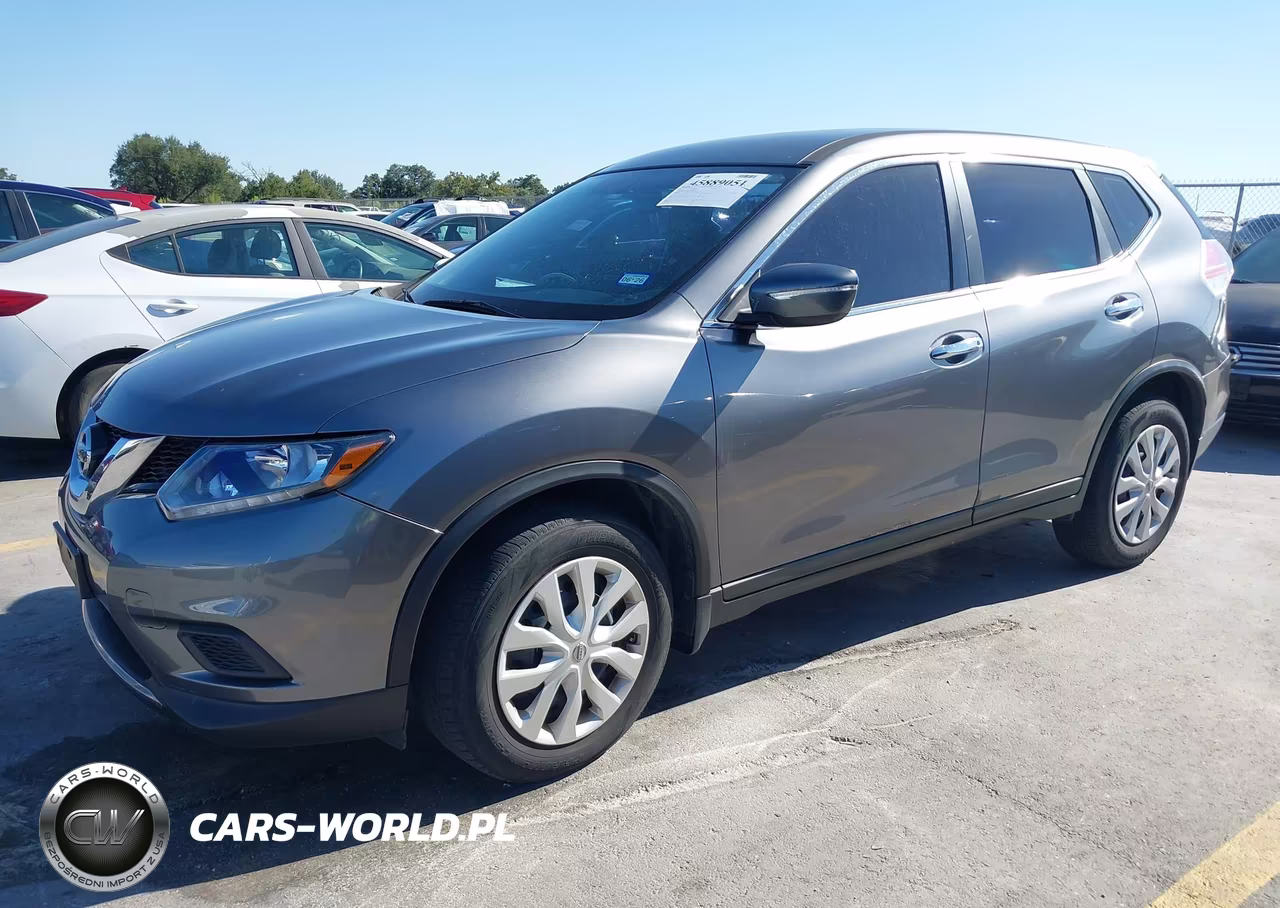 2015 Nissan Rogue S-Sl-Sv VIN:KNMAT2MT9FP509337 - 2