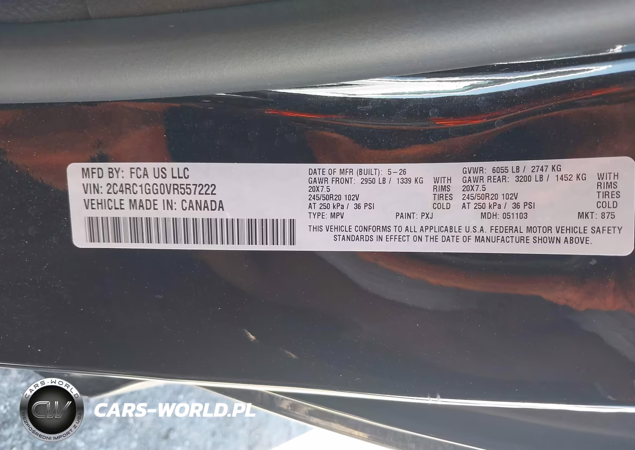 2027 Chrysler Pacifica Limited VIN:2C4RC1GG0VR557222 - 9