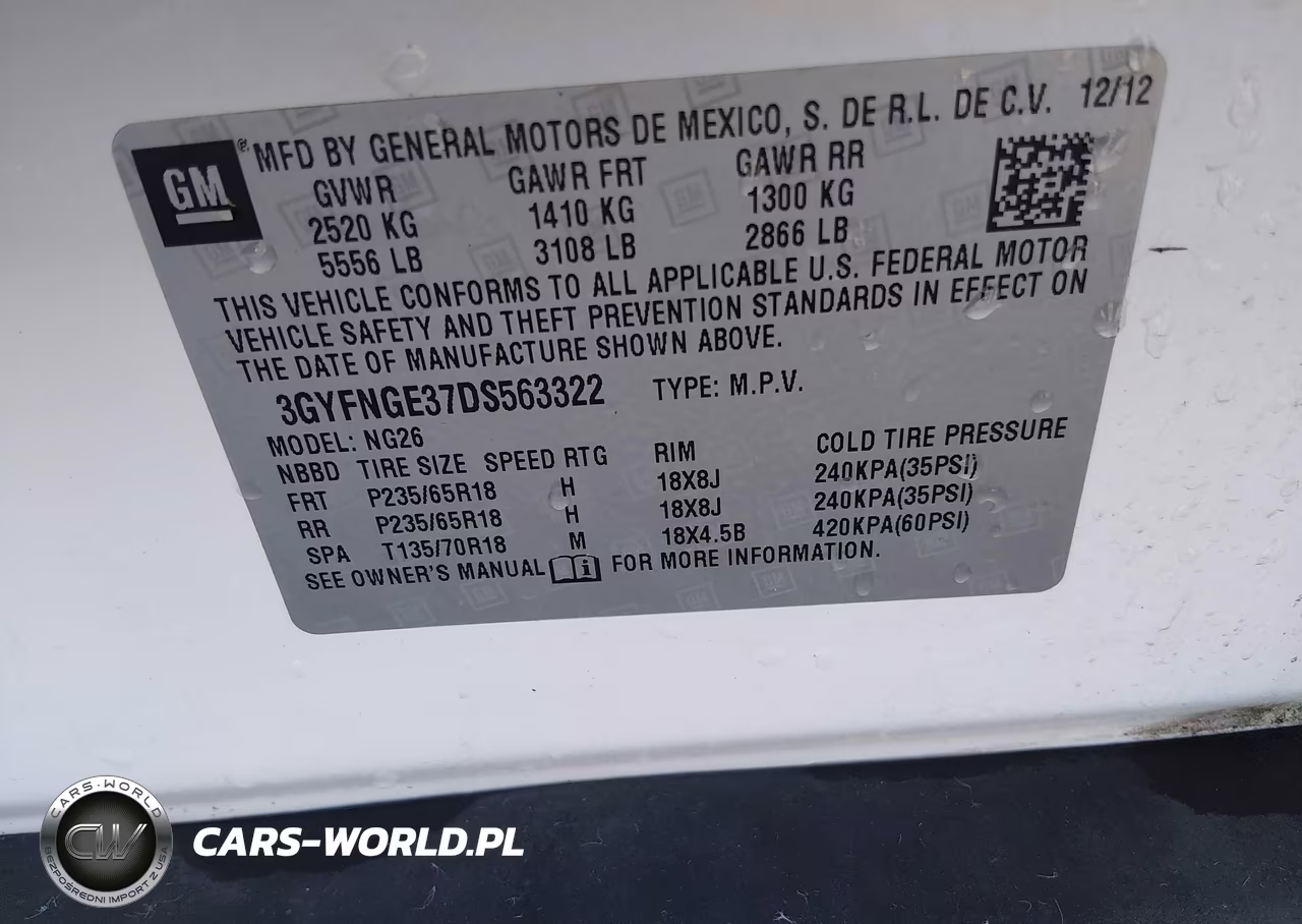 2013 Cadillac Srx Luxury Collection VIN:3GYFNGE37DS563322 - 9