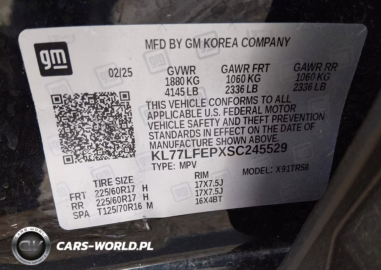 2025 Chevrolet Trax Fwd Ls VIN:KL77LFEPXSC245529 - 9