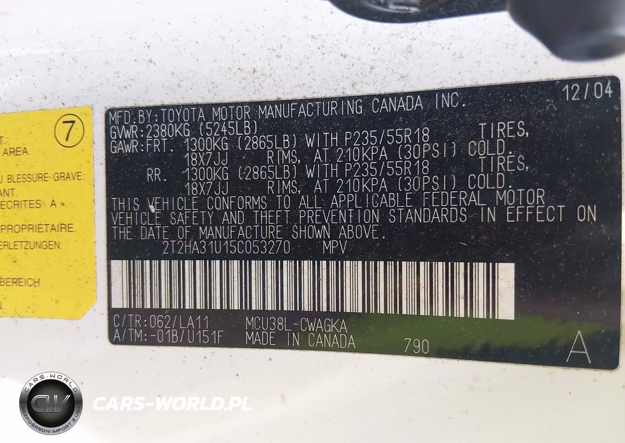 2005 Lexus Rx 330 VIN:2T2HA31U15C053270 - 9